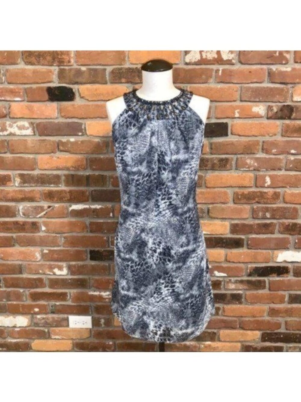 White House Black Market Snakeskin Swing Dress 2